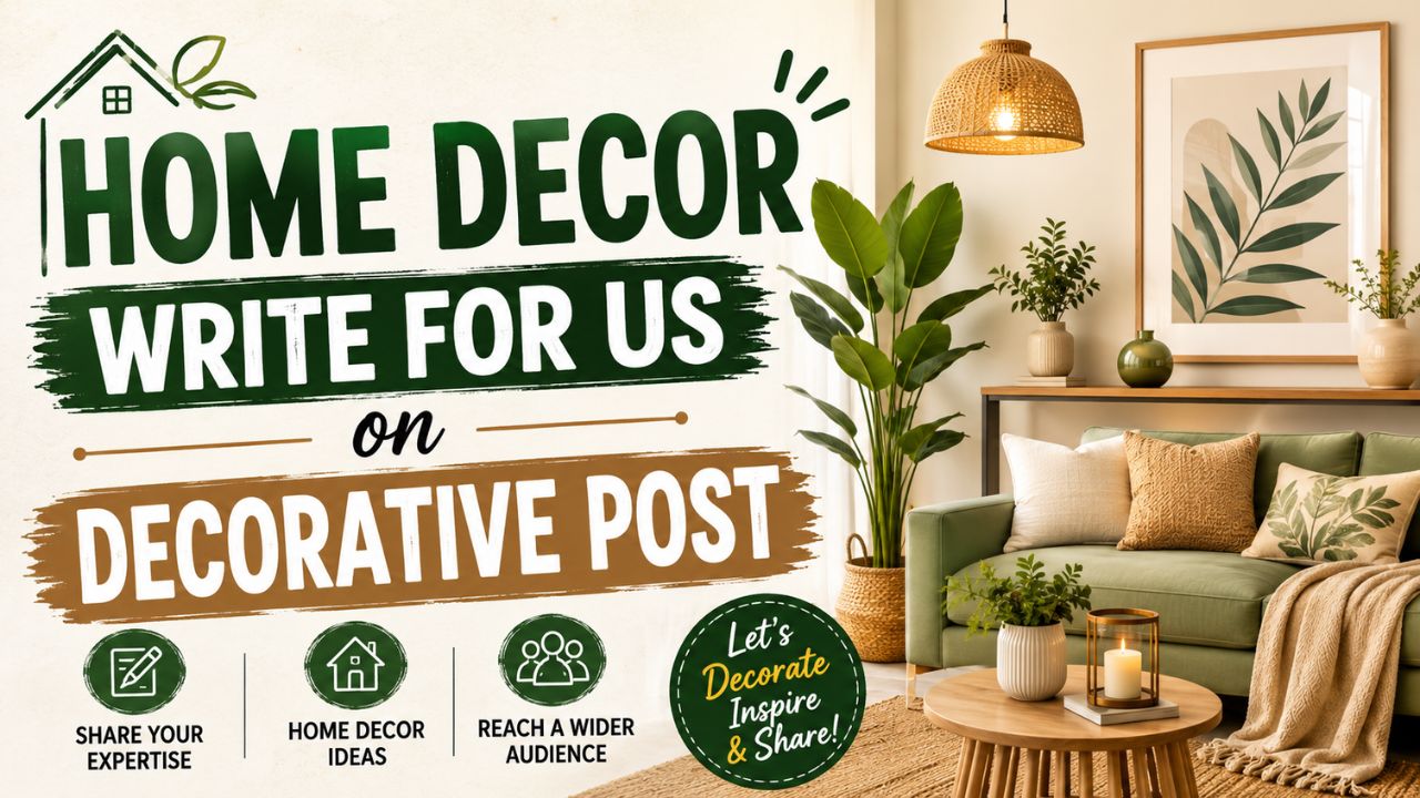 Home Decor Write For Us