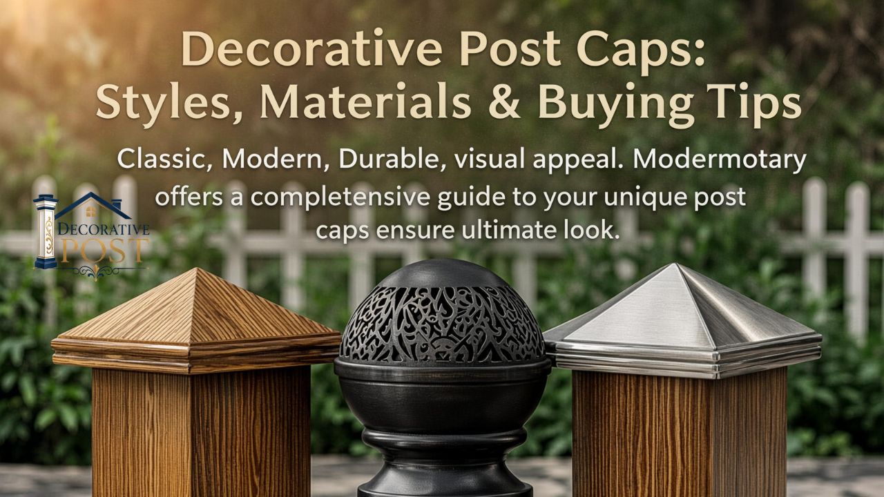 Decorative Post Caps Styles, Materials & Buying Tips