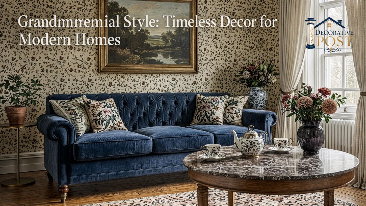 Grandmillennial Style Timeless Decor for Modern Homes